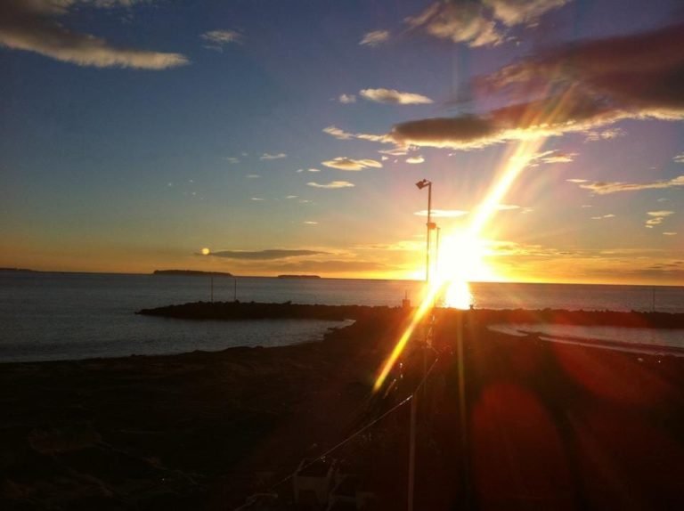 Levé de soleil hivernal