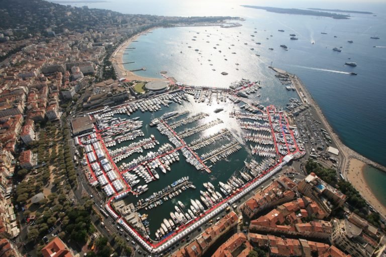 Festival de la plaisance vu du ciel
