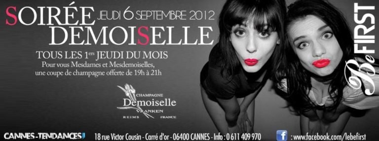 Soirée Demoiselle @ Befirst jeudi 6 septembre