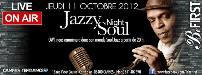 Soirée Jazzy Soul @ Befirst Jeudi 11 Oct