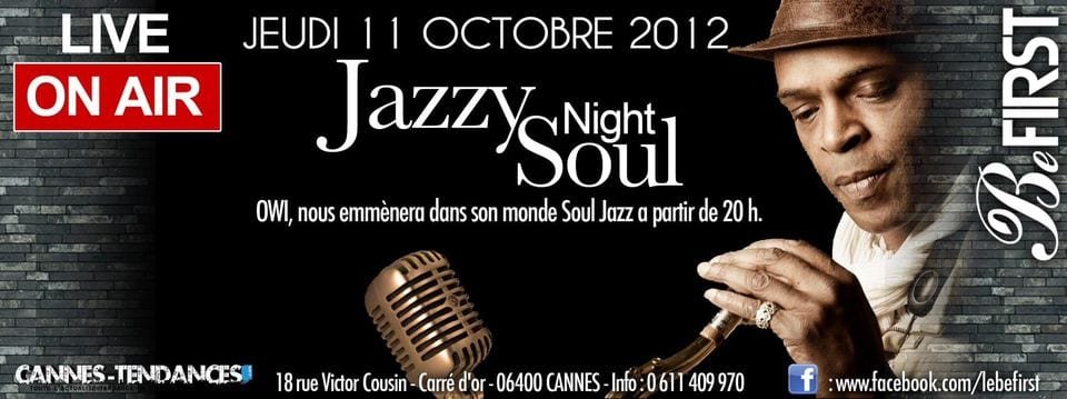 Soirée Jazzy Soul @ Befirst Jeudi 11 Oct