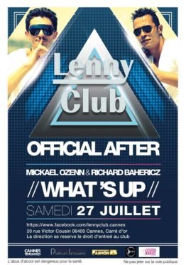 lenny club after beach party cannes
