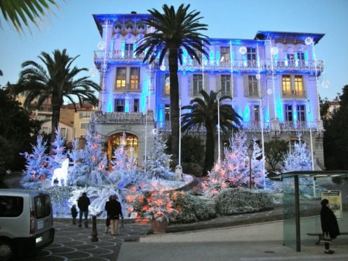 Mairie bleue Le cannet noël