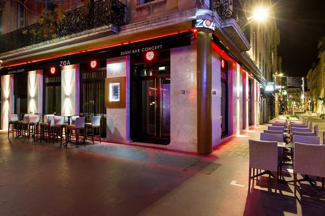 zoa sushi bar cannes cave afterwork