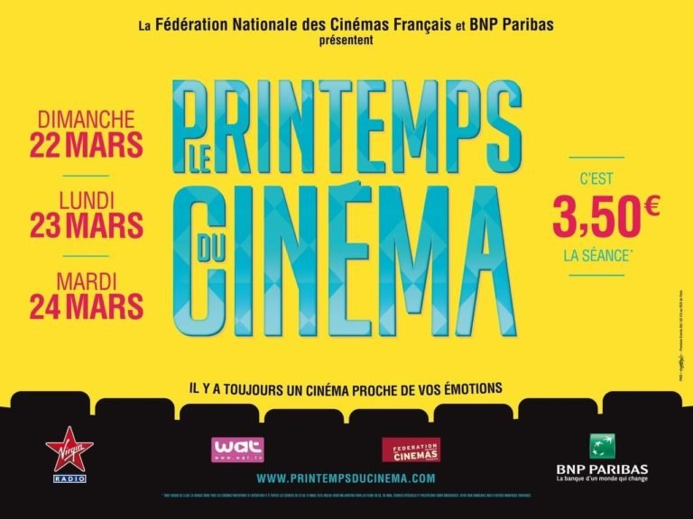 Le Printemps du Cinéma vient mettre un peu de soleil !