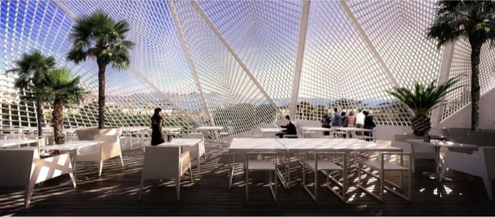 Vue d’ensemble du projet de multiplexe cinématographique de la Bastide Rouge