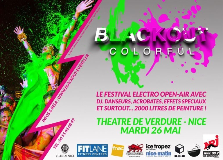 Gagnez 2 entrées pour l’événement Blackout Colorful !