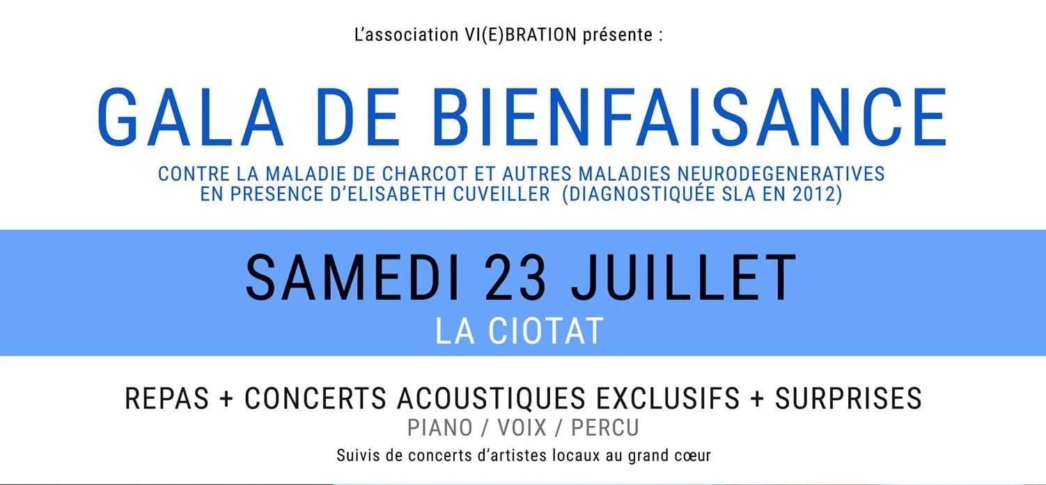 Gala de bienfaisance Samedi 23 Juillet à la Ciotat