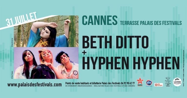 Gagnez vos places pour le concert de Beth Ditto et Hyphen Hyphen à Cannes