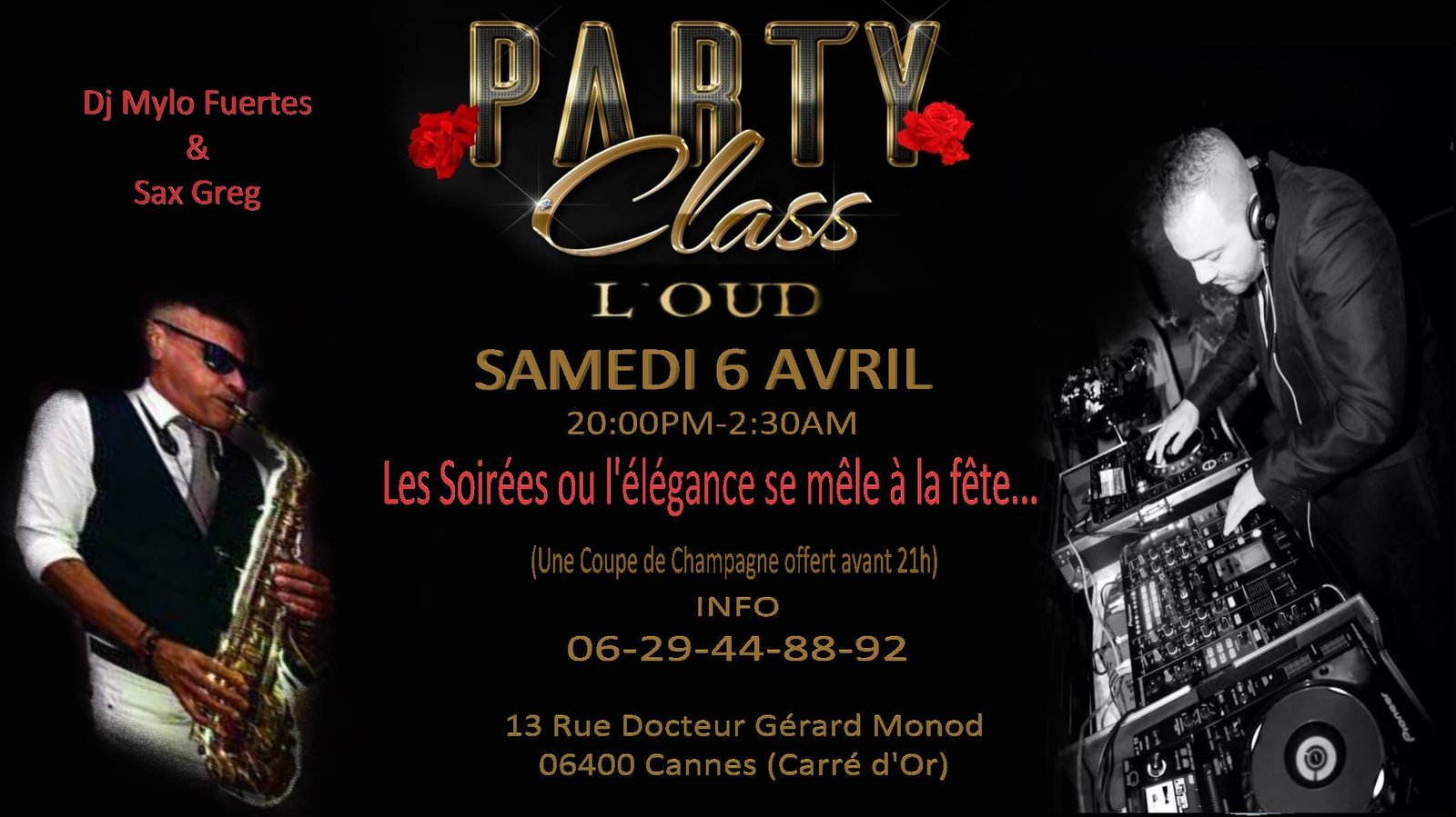 Soirée Party Class 6 mars 2019