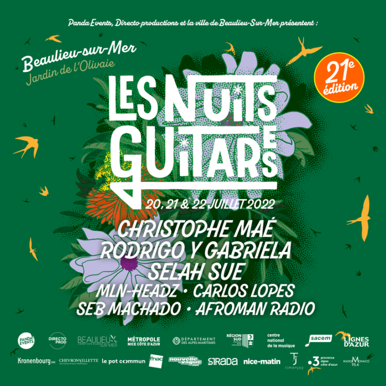 Les Nuits Guitares 2022 avec Christophe Mae et Selah Sue