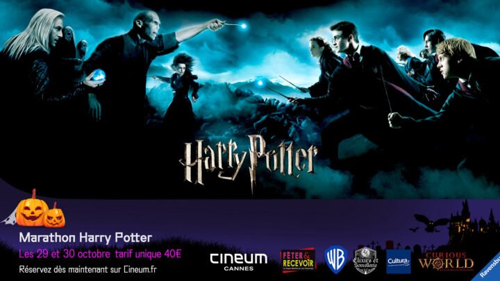 Revisionnez tous les films Harry Potter au Cineum de Cannes (29/30 oct)