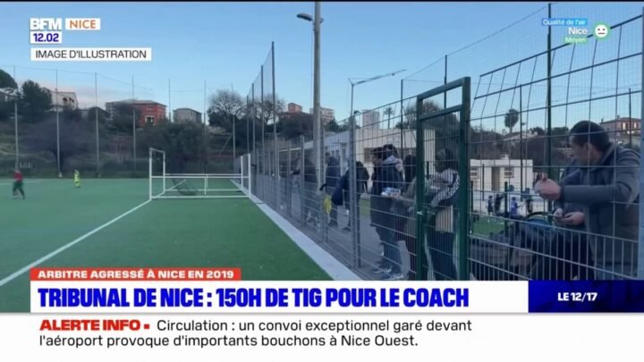 150h de Travaux d’intérêt généraux pour le coach des joueurs