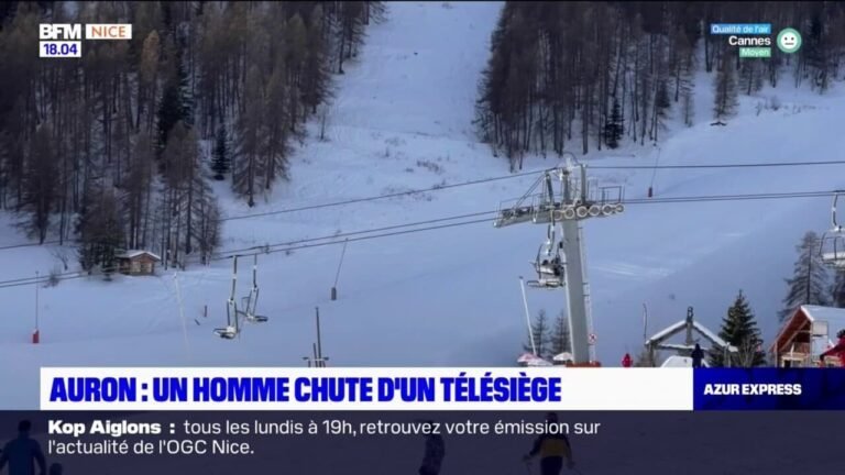 Auron: Un miraculé après une chute d’un télésiège