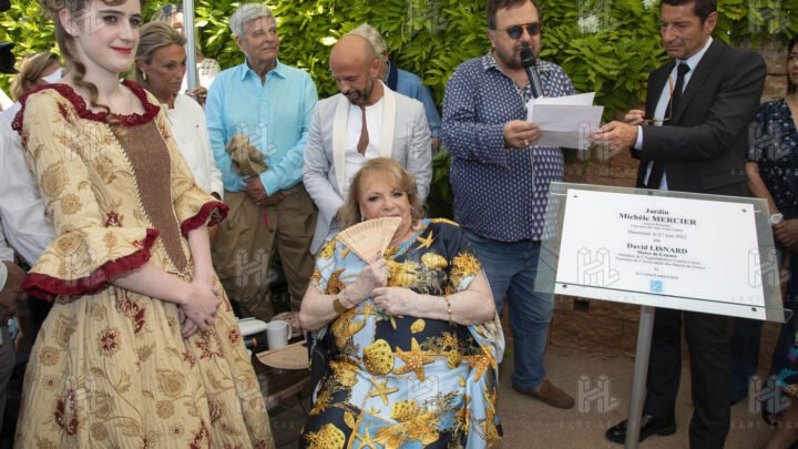 Dénomination du jardin Michèle Mercier à Cannes