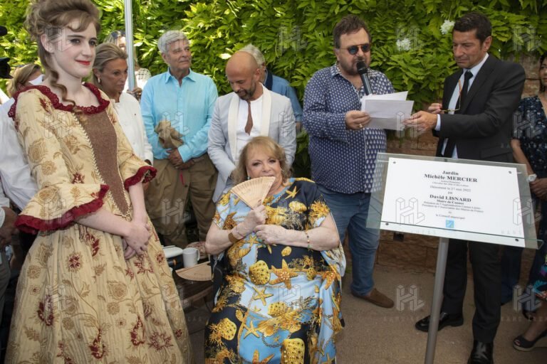Dénomination du jardin Michèle Mercier à Cannes