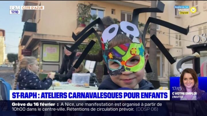 des ateliers artistiques pour les enfants sur le thème du carnaval