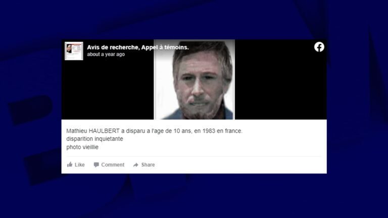 Disparition de Mathieu Haulbert : le dossier va être repris par le pôle « cold cases » de