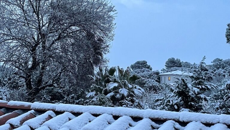 EN IMAGES. La neige recouvre le sud de la France ce lundi