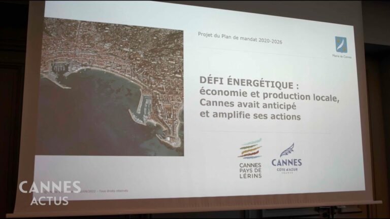 Grand plan d&rsquo;économie et de production locale d&rsquo;énergie à Cannes