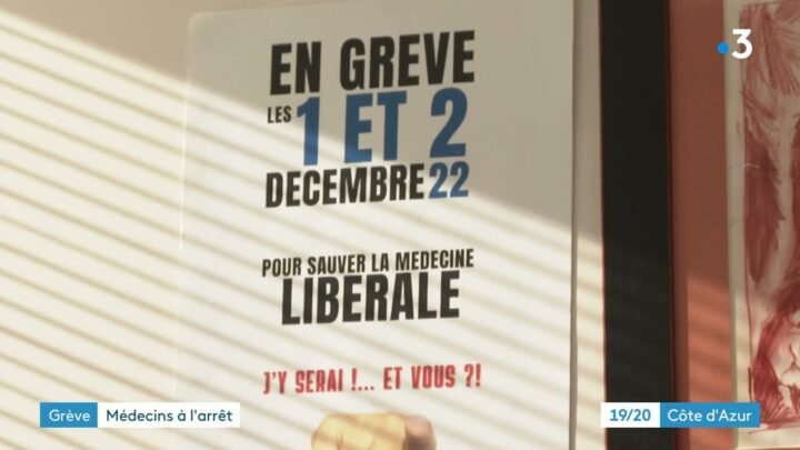 Grève des médecins généralistes dans les Alpes-Maritimes : 75% touchés
