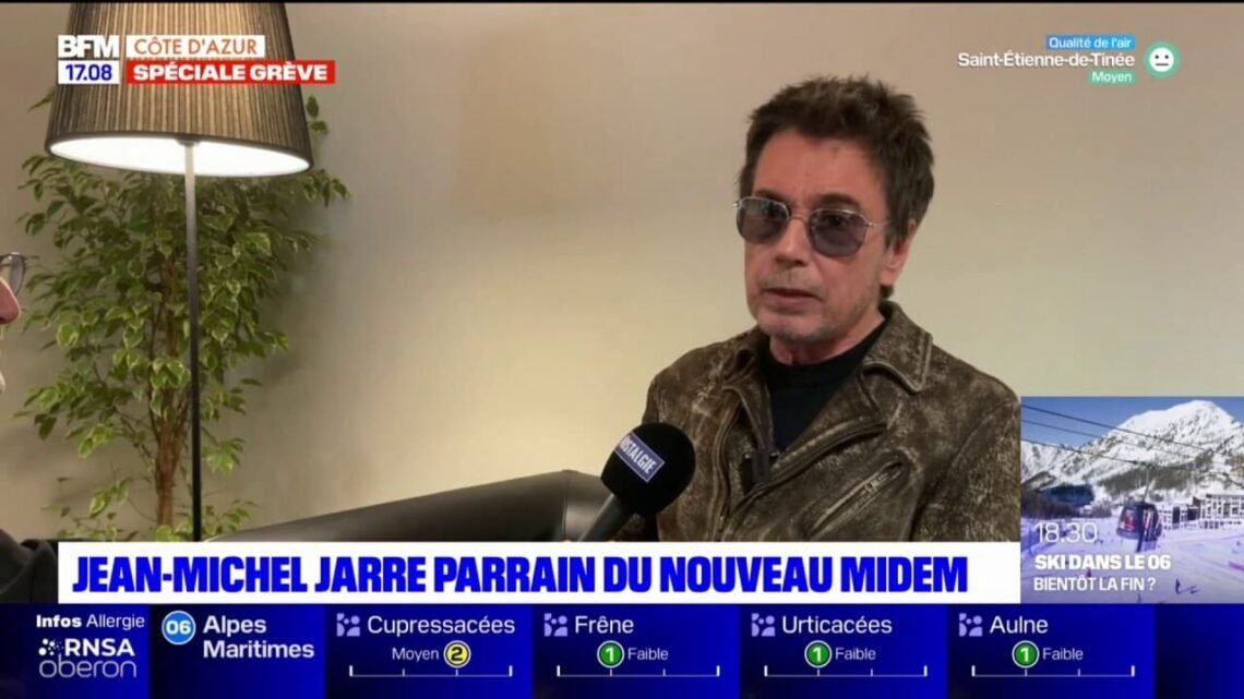 Jean-Michel Jarre: Un Parrain Engagé pour le Nouveau MIDEM à Cannes Jean-Michel Jarre: Un Parrain Engagé pour le Nouveau MIDEM à Cannes