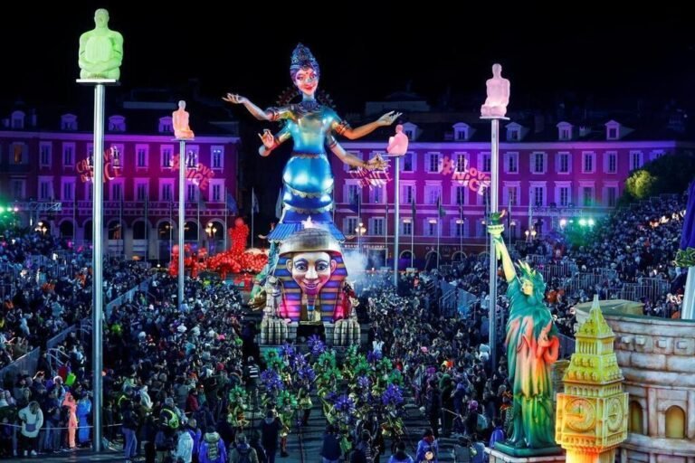 Pour la 150e édition du carnaval de Nice, ses chars démarent leur transition vers l’électrique