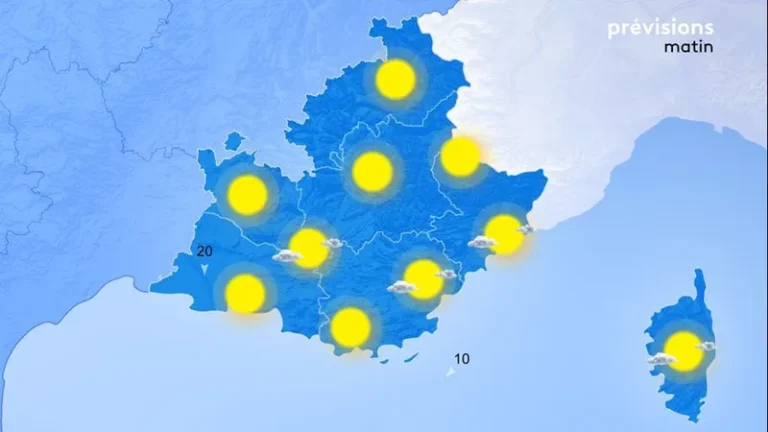 Prévisions Météo Côte d&rsquo;Azur: Soleil Brillant ce Samedi