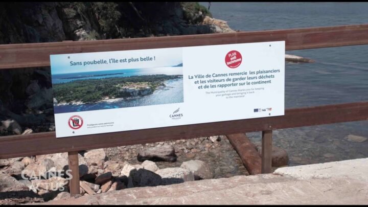 Retrait des corbeilles de l’île Sainte-Marguerite pour préserver l’environnement