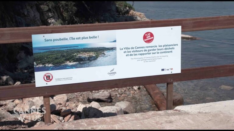 Retrait des corbeilles de l’île Sainte-Marguerite pour préserver l’environnement