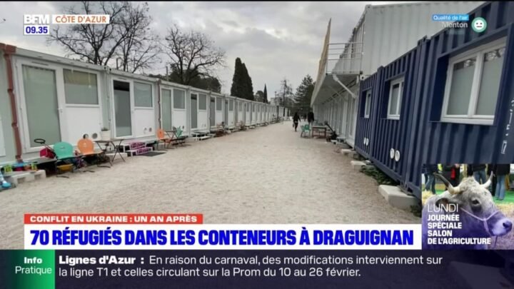 Var: 70 réfugiés ukrainiens logés dans des conteneurs à Draguignan