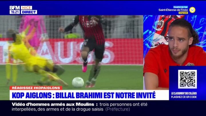Billal Brahimi : En quête d’une place de titulaire au sein de l’attaque des Aiglons de l’OGC Nice.