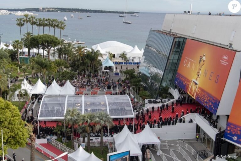 Croisette lors du Festival de Cannes.