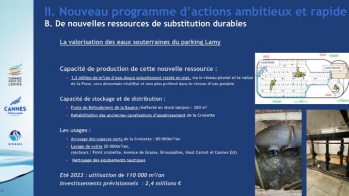 Des innovations de pointe à Cannes pour protéger les ressources en eau.