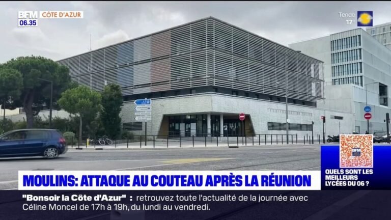 Je propose « Attaque à l’arme blanche dans le quartier des Moulins : un jeune homme blessé »