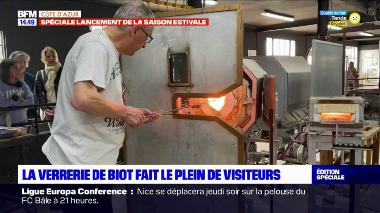 La verrerie de Biot attire de nombreux visiteurs