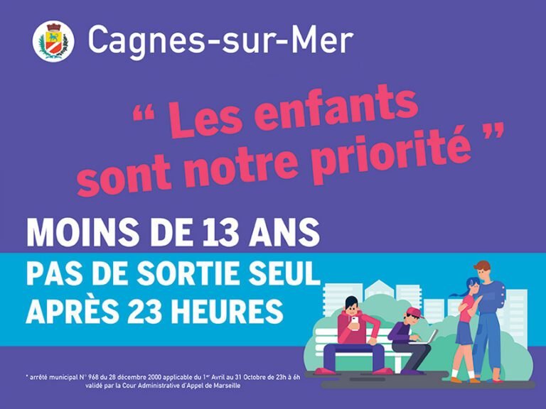 Le couvre-feu pour les moins de 13 ans à Cagnes-sur-Mer : une mesure vraiment nécessaire ?