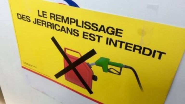 Prolongement de l&rsquo;interdiction de la vente et de l&rsquo;achat de carburant en jerricans et bidons
