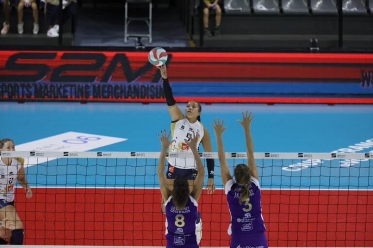 Résultat du volley-ball féminin: Cannes vainqueur contre le Paris Saint-Cloud en Ligue A