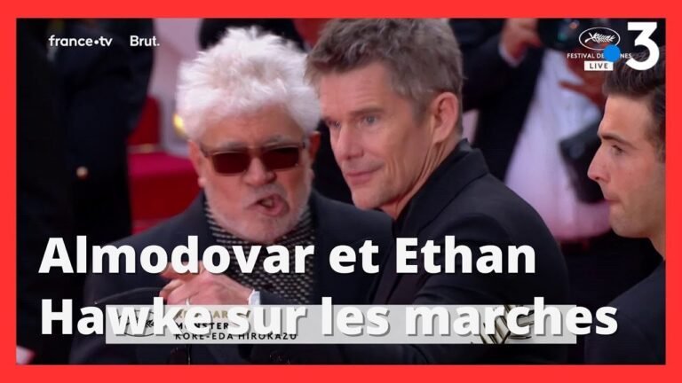 #Cannes2023: Pedro Almódovar and Ethan Hawke Steal the Spotlight on the Red Carpet