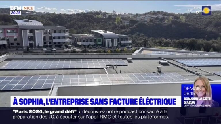 Les Alpes-Maritimes: Une entreprise de Sophia Antipolis fonctionne sans facture d&rsquo;électricité.