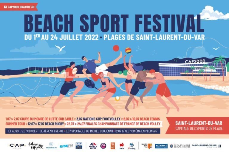 Saint-Laurent-du-Var: Découvrez le programme complet du Beach Sport Festival