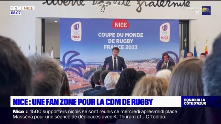 Une fan zone ouverte à Nice pour vivre la Coupe du monde de rugby