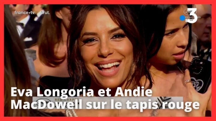 #Cannes2023 : Eva Longoria and Andie MacDowell Grace the Red Carpet for Ken Loach’s Latest Film.