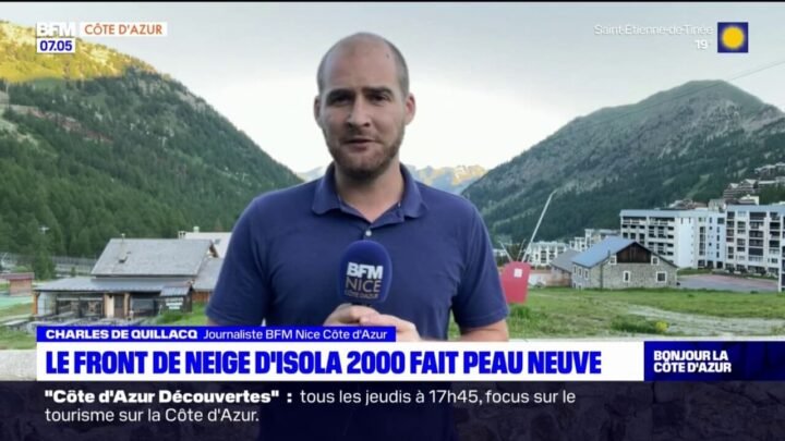 début des travaux de rénovation du front de neige d’Isola 2000