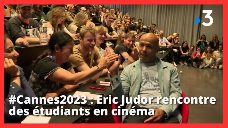 Eric Judor se prête au jeu des étudiants en cinéma de l’Université Côte d’Azur #Cannes2023