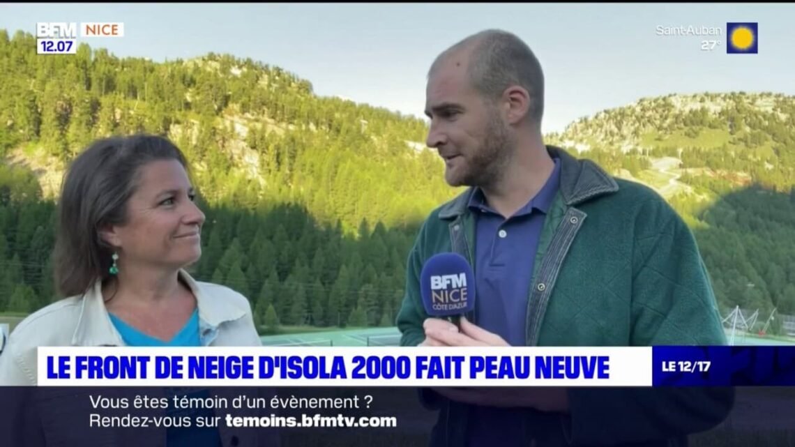 Le front de neige d'Isola 2000 fait peau neuve Le front de neige d'Isola 2000 fait peau neuve
