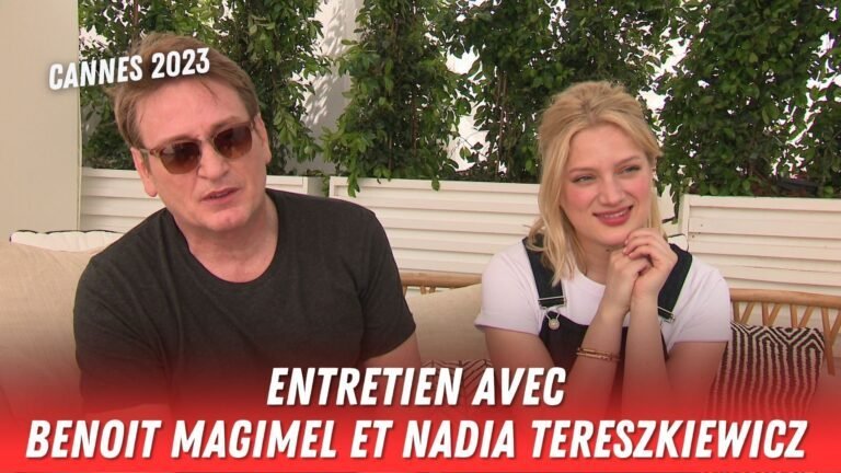 Un aperçu de #Cannes2023 avec Benoit Magimel et Nadia Tereszkiewicz.