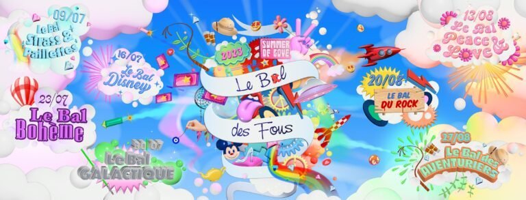 Programmation du Bal des Fous 2023 à Cannes