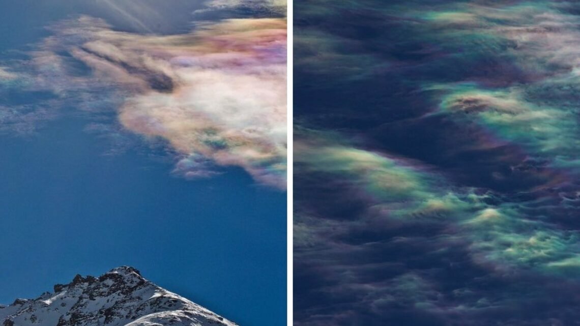 Les magnifiques nuages iridescents des Alpes-Maritimes et des Alpes-de-Haute-Provence: un spectacle rare à contempler Les magnifiques nuages iridescents des Alpes-Maritimes et des Alpes-de-Haute-Provence: un spectacle rare à contempler